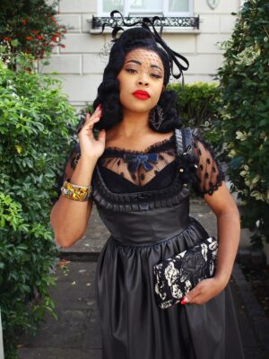 Bettie Page Blouse (Short Sleeve) SPACE FOR LAST ONE