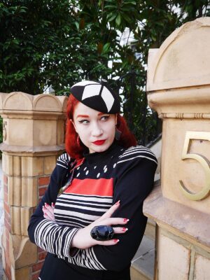 Beatnik Turtleneck (Geometric)